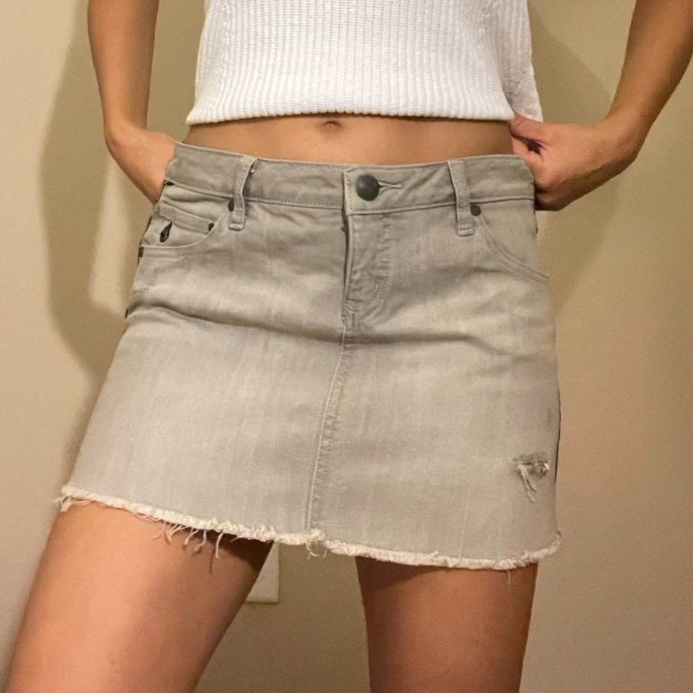 Volcom Mini Jeans Skirt Lightweight